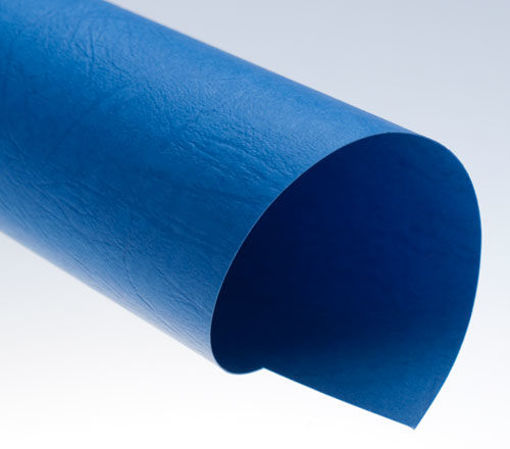 Slika Korice za uvez A4(250g/m2) LEDERKARTON plave 100/1 Lamin8er