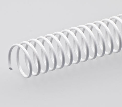 Slika Spirale za uvez plastične Coil 4:1 # 8 bijele 100/1