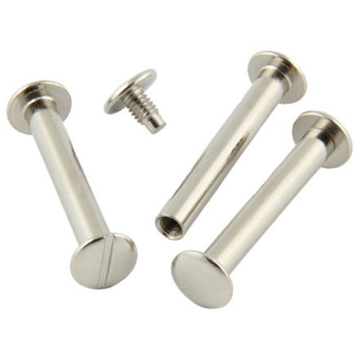 Nickel Plated' 15 x 5 mm Chicago Screw