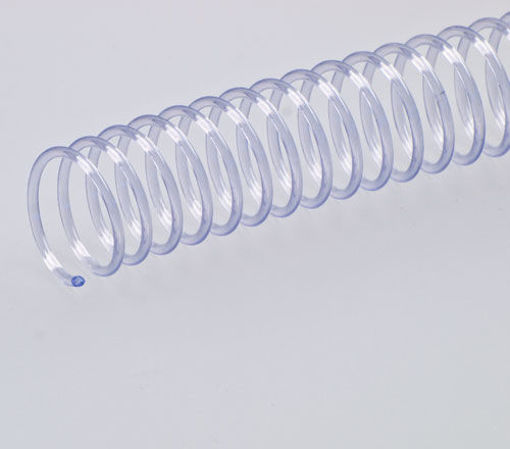 Picture of Plastic binding Coil 4:1 # 6 (A4) transparent 100/1